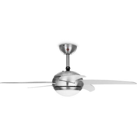 VENTILADOR TRISTAR VE5815 DE TECHO, 5 ASPAS 112CM. BLANCO, 3 VELOCID. LUZ E14, 55W. MANDO DISTANCIA