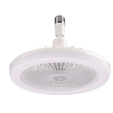 Ventiladores de techo con control remoto y luz, base convertidora E27, inteligentes y silenciosos para dormitorio y sala de estar.
