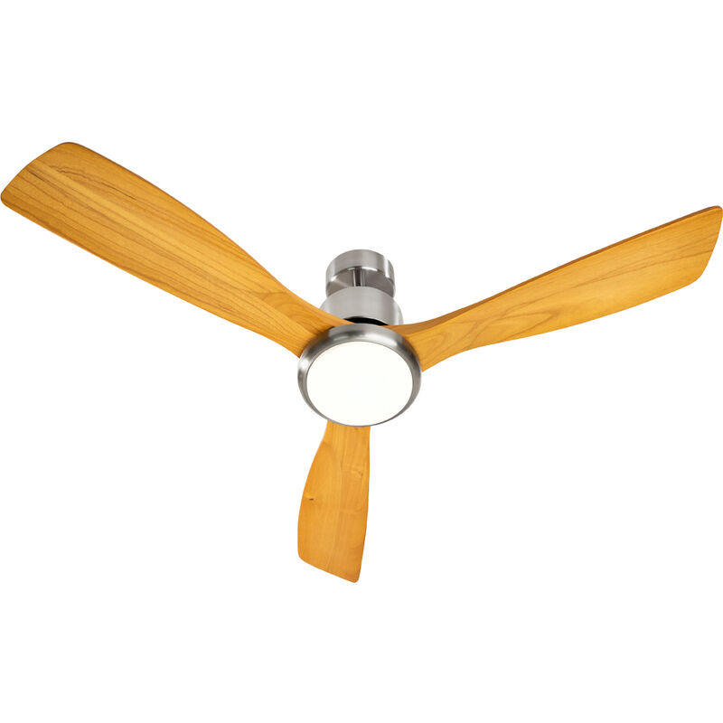 

Ventiladores de Techo con Luz Alta Potencia 100W Bajo Nivel de Ruido LED 132cm