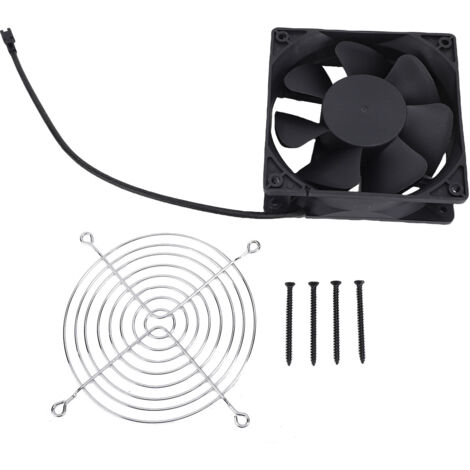Ventilateur 12038 adapté au gril à charbon Masterbuilt Gravity 560 800 série 1050, fumoir à 2 fils avec couvercle et vis