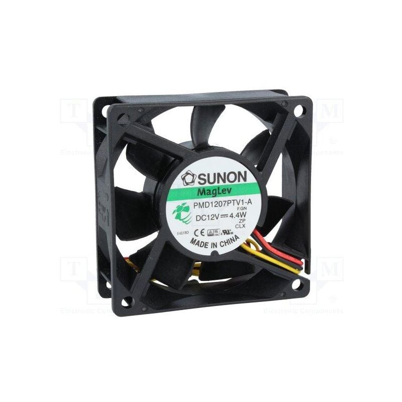 Sunon - Ventilateur 12Vdc 70x70x25mm 2Wire Vapo 4,4W