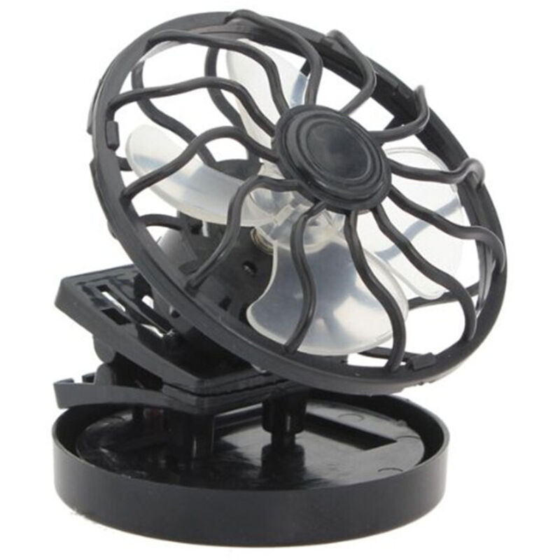 Ventilateur à énergie solaire activé par la lumière du soleil, mini clip pour économie d'énergie, fonctionnement silencieux, idéal pour le camping,