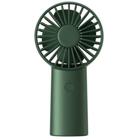 Ventilateur à Main, 4000mAh Mini Ventilateur Portatif, Ventilateur de Poche Personnel Rechargeable par USB [Max 16H Temps de travail] avec 3 Vitesses pour l'extérieur, le Voyage-Vert