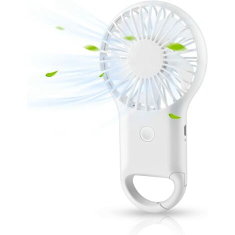 OTHWAY Ventilateur Portable pour Maison Bureau et Voyage Mini Ventilateur Silencieux USB Rechargeable avec 3 Vitesses 