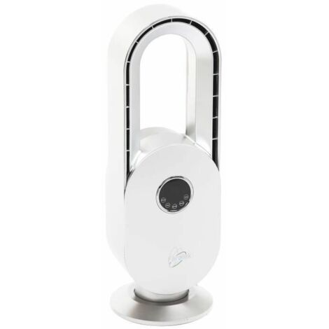 Ventilateur a poser sans pale - FARELEK - SILENT-AIR ARCH - 45W - Blanc et argent - 3 vitesses