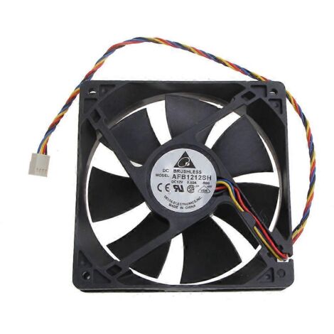 Ventilateur AFB1212SH 12 cm 12 V 0,80 A 4 fils 4 broches haute vitesse pour serveur - Ventilateur de refroidissement
