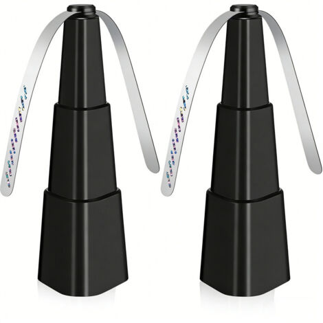 Ventilateur Anti-Mouche, 2 Pezzi Chasse Mouche de Table Répulsifs Anti-Moustiques Répulsif à pales pour Intérieurs Extérieurs Jardin Camping Barbecue
