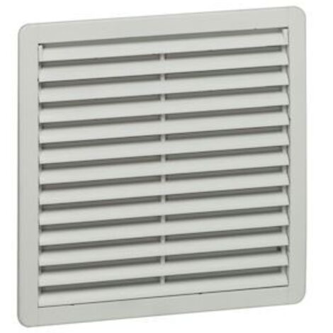 Ventilateur avec ouïe plastique débit 40m³/h avec filtre et 160m³/h soufflage libre IP54 IK08 RAL7035 LEGRAND 034850
