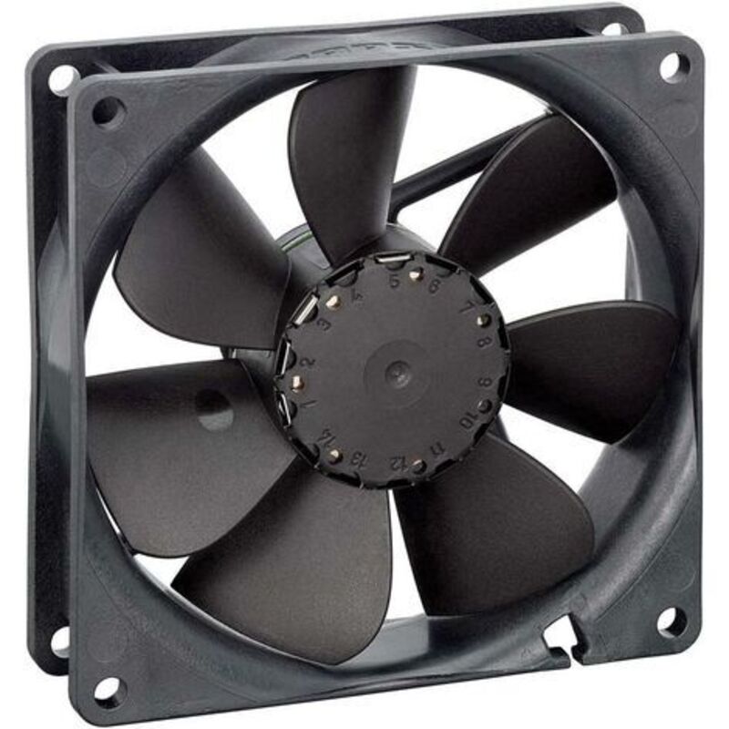 Ventilateur axial Ebm Papst 3412 N/2 GLLE-453 9292506453 12 v/dc 33 m³/h (l x l x h) 25.4 x 92 x 92 mm 1 pc(s)