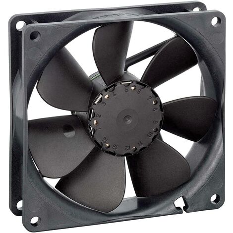 Ventilateur axial EBM Papst 3412NHH 9292506316 12 V/DC 100 m³/h (L x l x H) 92 x 92 x 25.4 mm 1 pc(s) R581731
