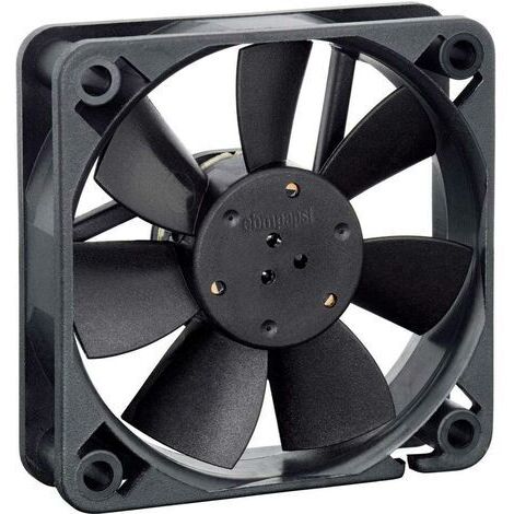 Ventilateur axial EBM Papst 612F/2-638 9291708638 12 V/DC 27 m³/h (L x l x H) 60 x 60 x 15 mm 1 pc(s) R585191
