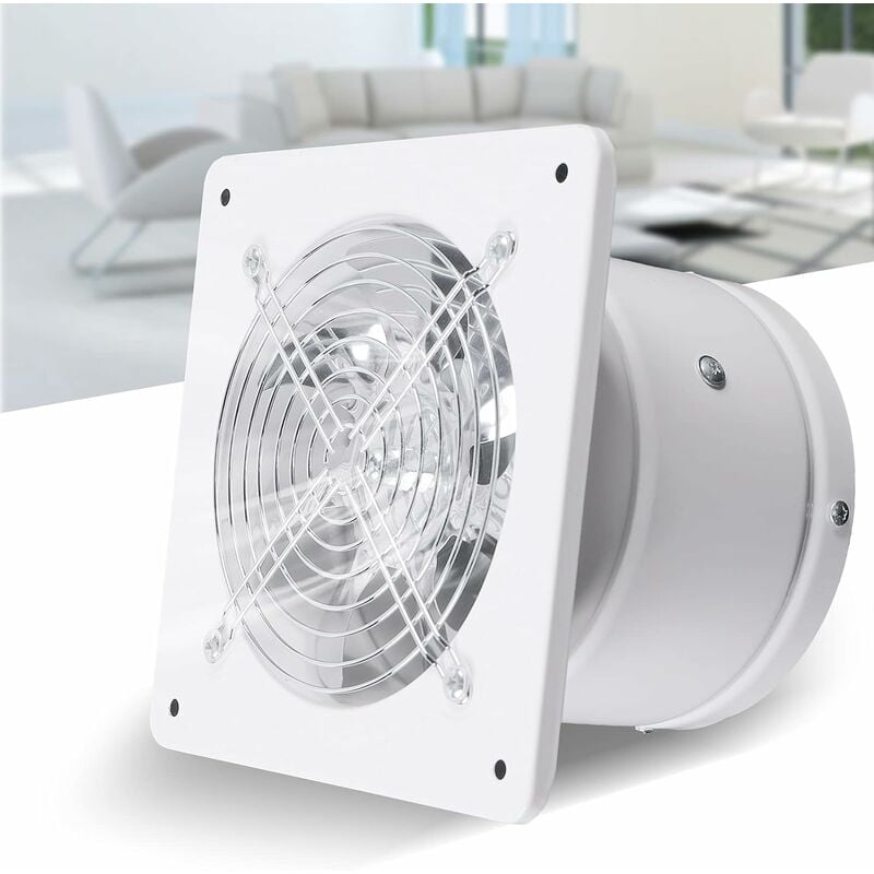 Ventilateur axial industriel, 650 ㎡/h, pour air aspiré, métal, pour fenêtres, 150 mm