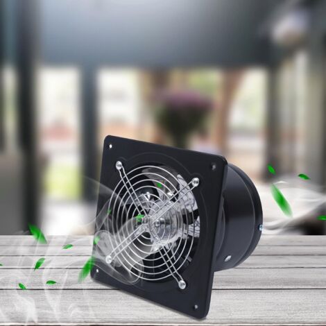 Ventilateur axial industriel de 40 W monté au mur 2800 tr/min Ventilateur axial industriel de 150 mm pour le soufflage et l'extraction d'air Fenêtres montées au mur