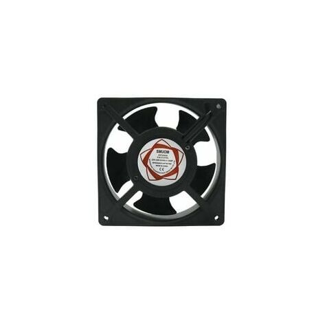 Ventilateur axial pour bote de cheminée Insérable Haute température Pales en métal Silencieux Universel 120 x 120 x 38 mm