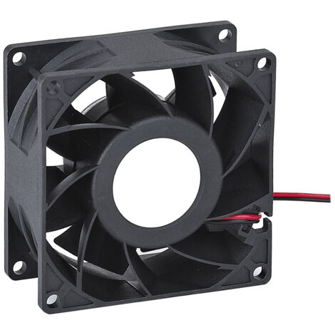 Ventilateur axial RS PRO 24 V c.c., 1.51m³/min., 80 x 80 x 25mm, 4.8W ( Prix pour 1 )