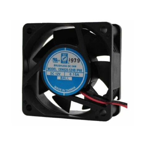 Ventilateur axial RS PRO 24 V c.c., 25 ± 15%cfm, 60 x 60 x 25mm, 2.8 ± 15%W ( Prix pour 1 )