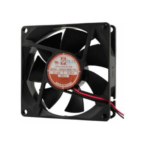 Ventilateur axial RS PRO 24 V c.c., 40 ± 15%cfm, 80 x 80 x 25mm, 3.8 ± 15%W ( Prix pour 1 )