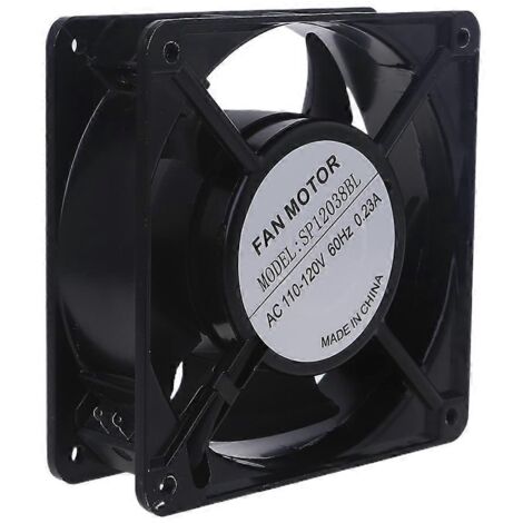 Ventilateur axial sans balais 12 V CC pour poêles en céramique et fours à granulés de bois : système d'extraction et de refroidissement