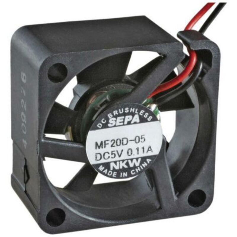 MF20C05L Ventilateur axial 5 v/dc 1.3 m³/h (l x l x h) 20 x 20 x 8 mm - Sepa