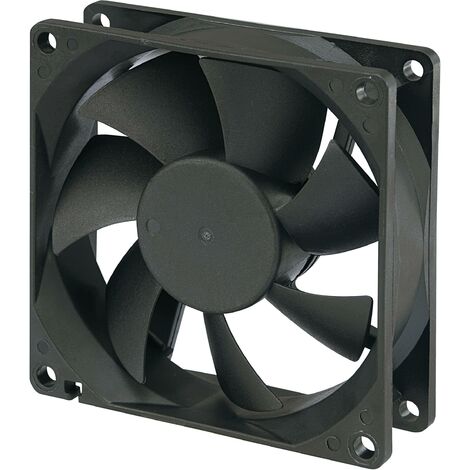 Ventilateur axial TRU COMPONENTS RD8025B12L 1565175 12 V/DC 42 m³/h (L x l x H) 80 x 80 x 25 mm 1 pc(s)