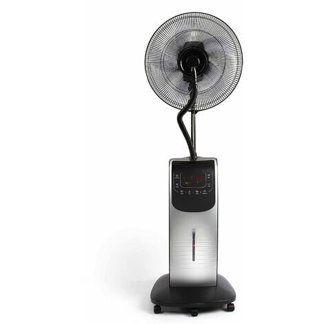 ventilateur brumisateur 90w 136cm noir et gris - dom385 - livoo