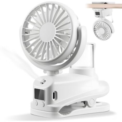 Ventilateur Brumisateur Portable Bseical – 4 En 1, Rechargeable, Silencieux, 3 Vitesses – Vert
