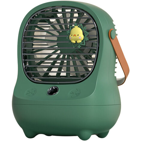 Ventilateur Brumisateur de Bureau USB Rechargeable, Portable pour Maison et Voyage