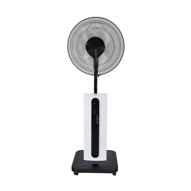 O Fresh - Ventilateur brumisateur oscillant o'fresh Ofresh 80W 3 vitesses H125cm D125cm connecté Noir