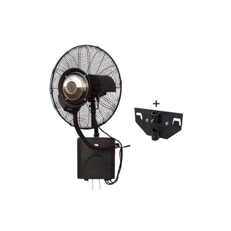 Ventilateur brumisateur o'fresh 180W 3 vitesses H80cm D50cm Noir