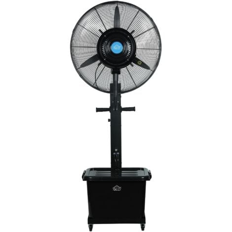Ventilateur brumisateur oscillant E-SALONE SRL Magnum Ve1950 260W 3 vitesses H175cm D66cm Connecté Noir