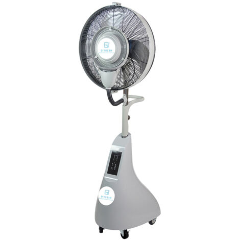 Ventilateur brumisateur oscillant O'FRESH 171 180W 3 vitesses H170cm D170cm Blanc