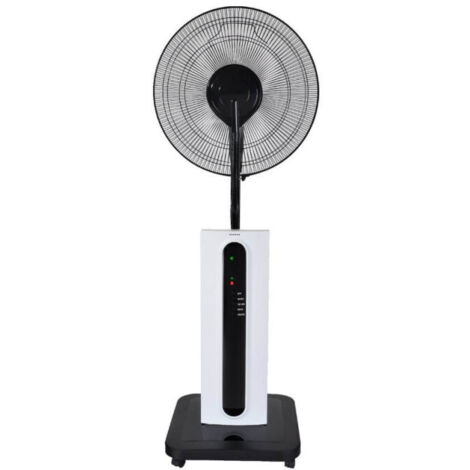 O FRESH Ventilateur brumisateur oscillant O'FRESH Ofresh 80W 3 vitesses H125cm D125cm connecté Noir