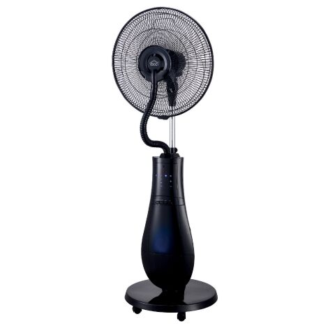 Ventilateur brumisateur oscillant SFERA 100W 3 vitesses H130cm D130cm Connecté Noir