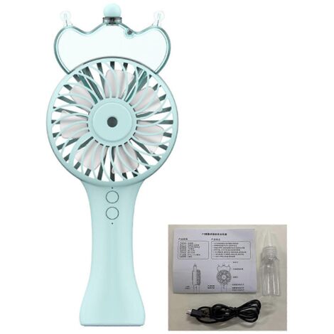 Ventilateur brumisateur portable USB, climatiseur électrique d'extérieur