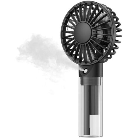 Ventilateur brumisateur portable – Ventilateur personnel rechargeable à main avec réservoir d'eau de 32 ml Mini ventilateur de refroidissement à main pour voyage, extérieur, maquillage, camping,