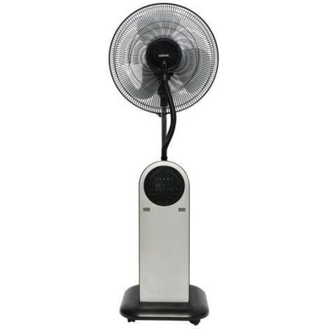 Ventilateur brumisateur sur pied 3 en 1 OCEANIC - Fonction Ioniseur dair - 95W - O40 cm - Affichage LED - Telecommande - Minuter