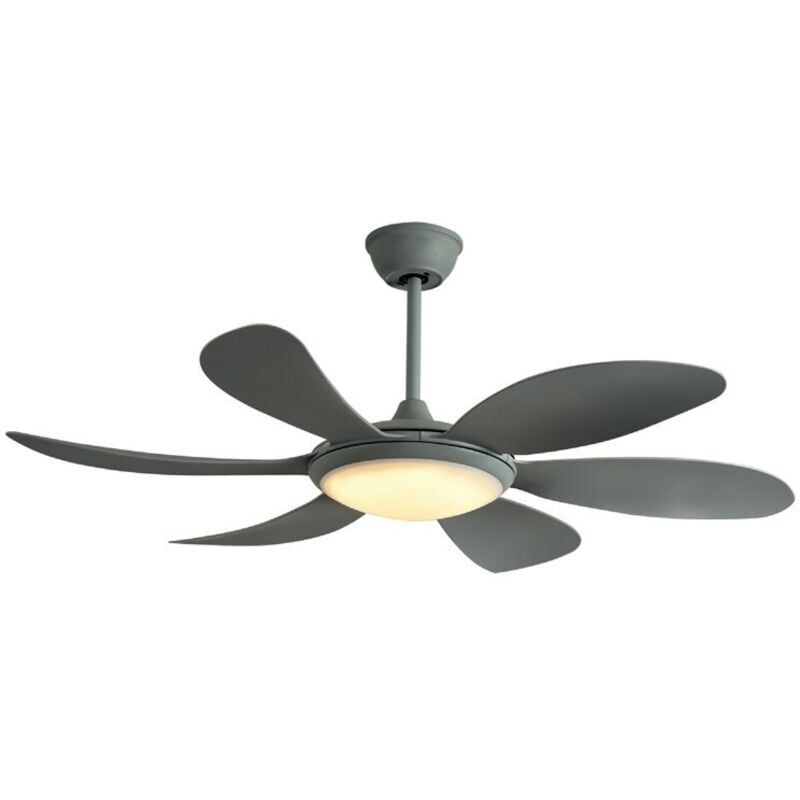 Cristalrecord - Ventilateur dc Tanik Gris led 24W