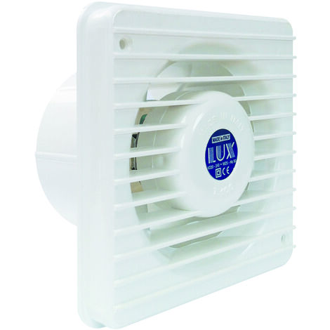 Ventilateur centrifuge électrique mural 15W – Débit d'air 60 m³/h – Dimensions 140mm x 140mm – Installation murale avec chevilles