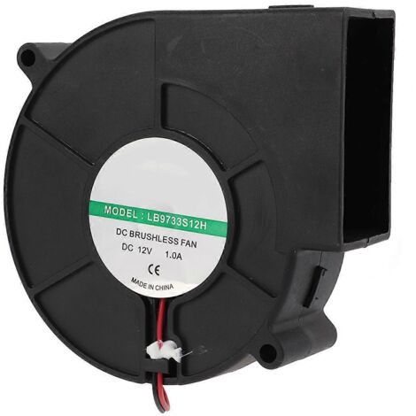 Ventilateur centrifuge silencieux, haute vitesse et résistant aux hautes températures, 12 V CC, 1 A