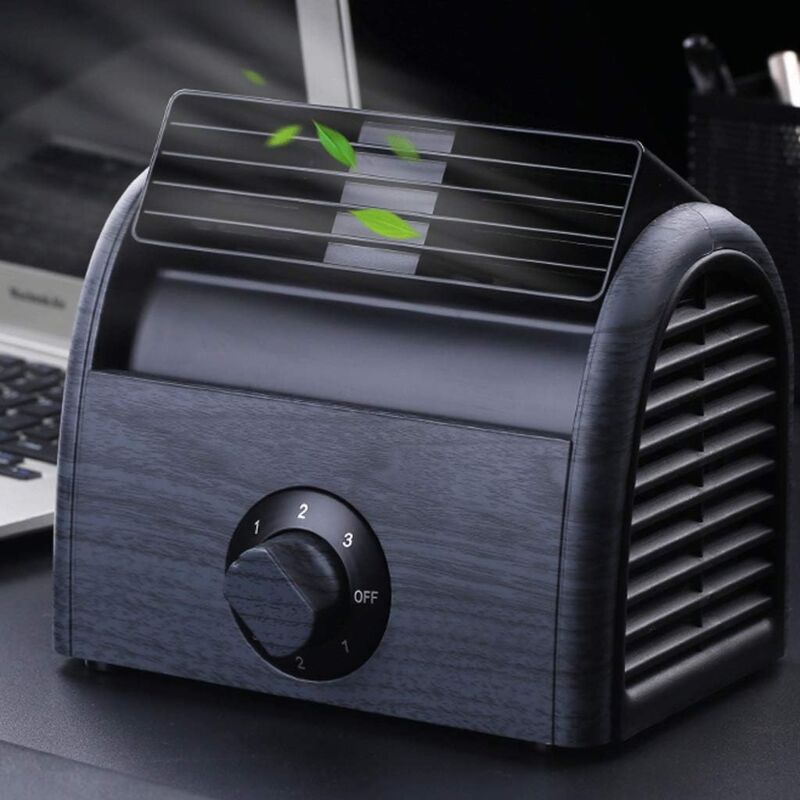 Sjqka - Ventilateur Centrifuge Twin Turbine 30 W,Refroidisseur par évaporation, ventilateur de climatiseur, réfrigérateur(Noir)