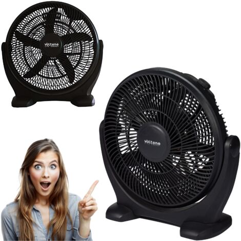 Ventilateur-circulateur sur pied Volteno en plastique 65 W