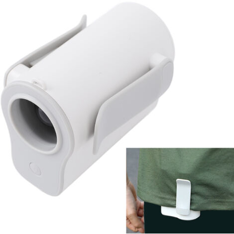 Ventilateur Clip de Ceinture Rechargeable USB 4000mAh Portable Silencieux Léger et Compact Noir 93x61x78mm avec Mode Personnel et Desktop