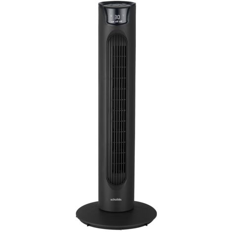 Ventilateur colonne 40w 3 vitesses noir - Scholtes - SCVELDT78N