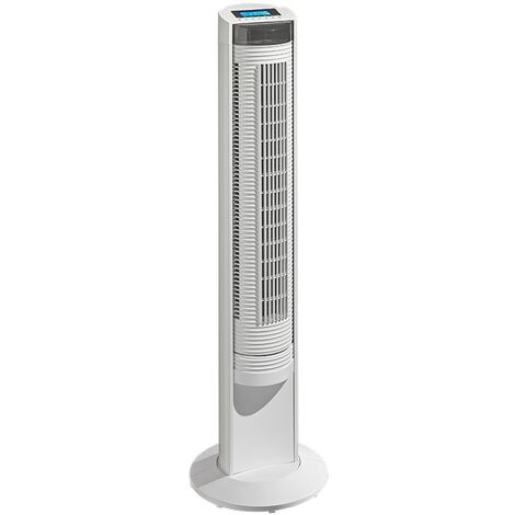 Ventilateur colonne oscillant CASAFAN AIROS BIG PIN II 40W 3 vitesses H104cm D17m Blanc