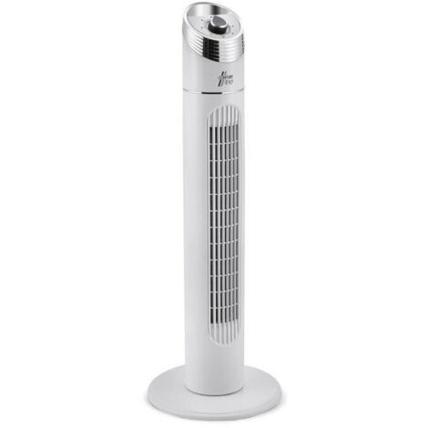 Ventilateur colonne oscillant CONFORT LINE Toronto 40W 3 vitesses H88cm D31cm blanc
