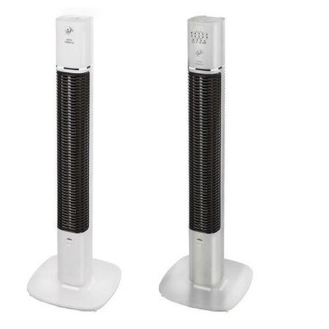 Ventilateur colonne oscillant SOLER Y PALAU ARTICTOWERE 30W 3 vitesses H90cm D280cm Connecté Gris