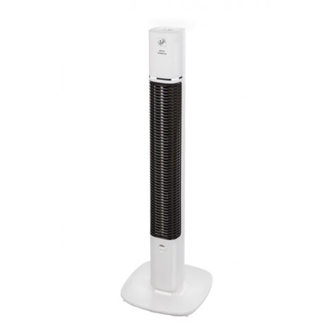 Ventilateur colonne UNELVENT Artic Tower M 30W 3 vitesses H150cm D28cm Blanc