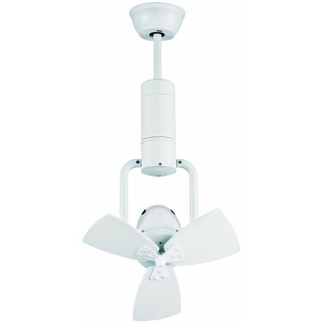 SULION Ventilateur d'angle Moteur DC 38cm Blanc