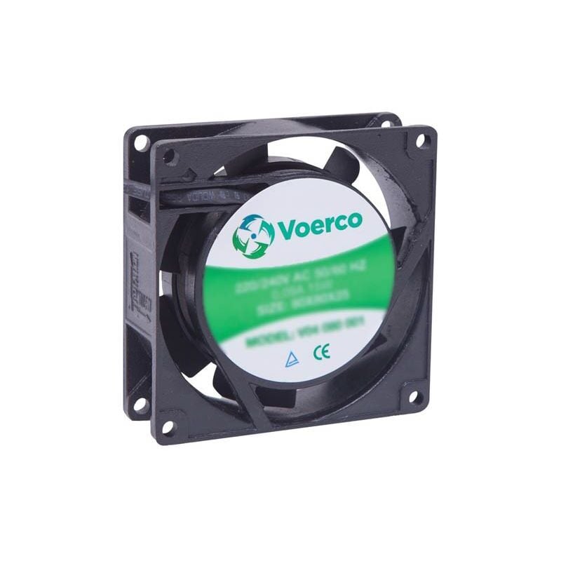 Em Distribution - Ventilateur axial carré 230Vac 150X150X50 - débit d'air 339m3/h - 25W