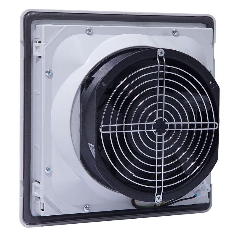 Ventilateur d'armoire électrique 230V avec grille 260X260 - débit d'air 285m3/h 350m3/h
